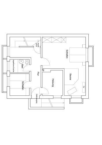 Apartamento Ferienwohnung Blaue Huis Erdgescho�