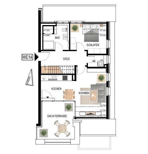Apartamento Ferienwohnung Dat Seepeerdje