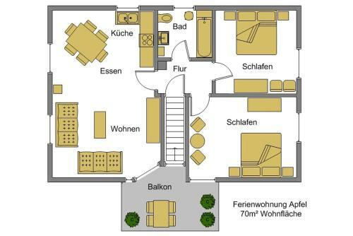 Apartamento Obsthaus "ferienh�user Sch�ne Ferien"
