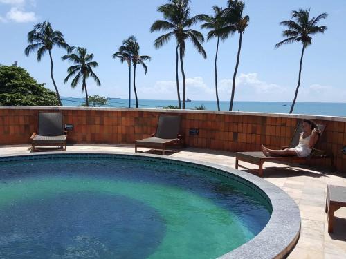 Apartamento Iracema Flat Vista Total Mar Ate 6 Pessoas