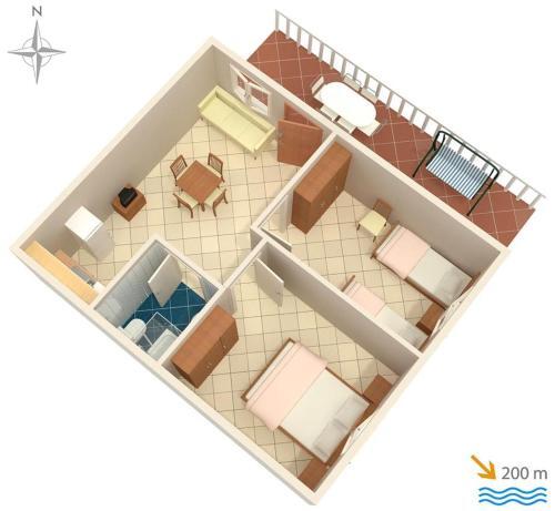 Apartment Baska 5450b