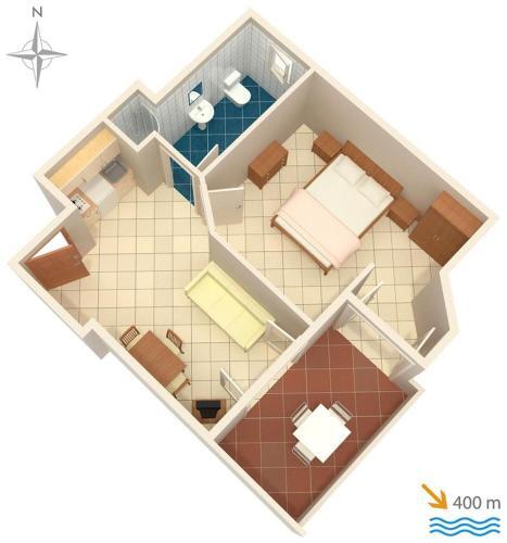 Apartment Baska 5444e