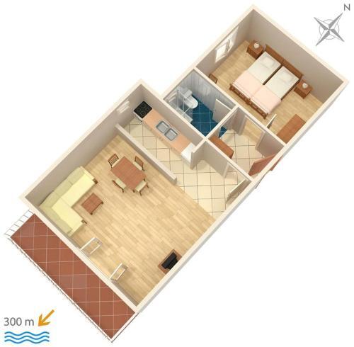 Apartments With A Parking Space Baska Voda (makarska) - 3059
