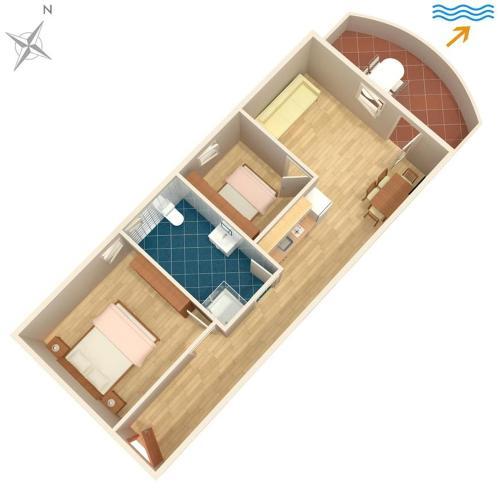 Apartment Soline 5449a