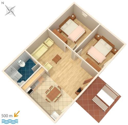 Apartment Mali Losinj 3042c
