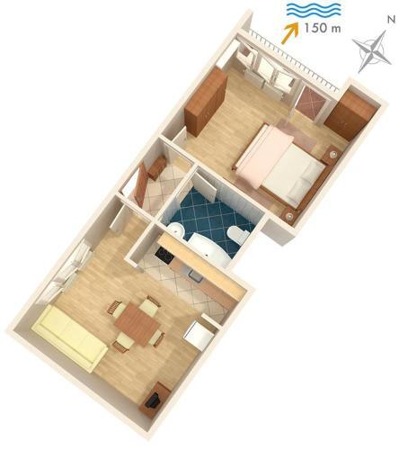 Apartment Mali Losinj 2486a