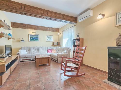 Peaceful Holiday Home In Marcana With A Handmade Fireplace
