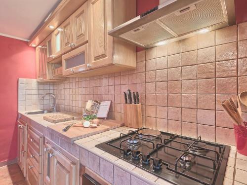 Peaceful Holiday Home In Marcana With A Handmade Fireplace