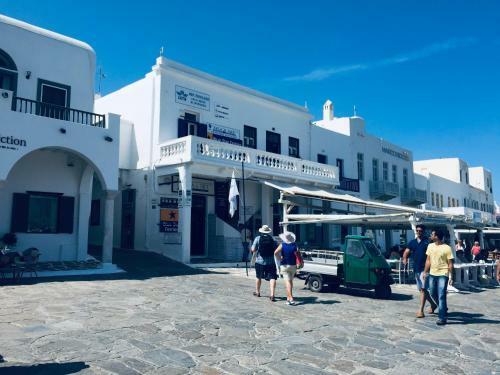 Apartamento Mykonos Old Harbor Front Suite With Balcony