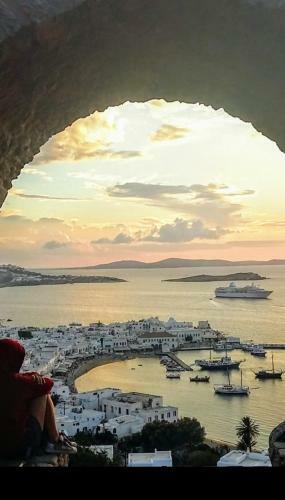 Apartamento Mykonos Old Harbor Front Suite With Balcony