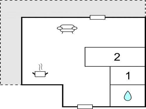 Two-bedroom Holiday Home In Melby