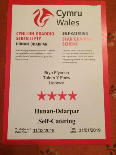 Bryn Ffynnon Holiday Cottage Llanrwst