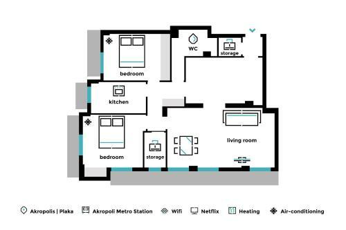 Acropolis Core Bright & Modern Apartment By Upstreet