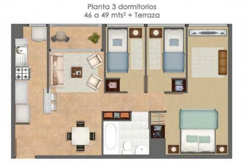 Apartamento Departamento Alto La Paloma III
