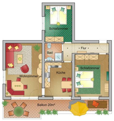 Apartamento Appartements Kristall