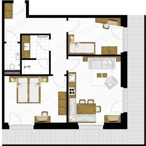 Apartamento Gaspingers Bergjuwel