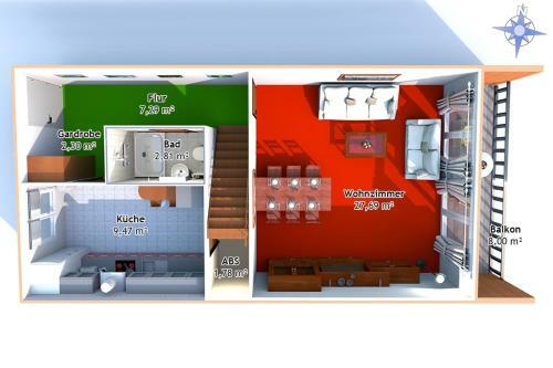 Apartamento Ferienwohnung Meerblick