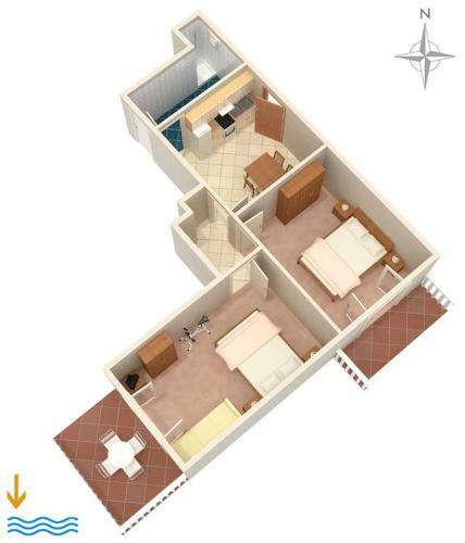 Apartment Zavalatica 4453a