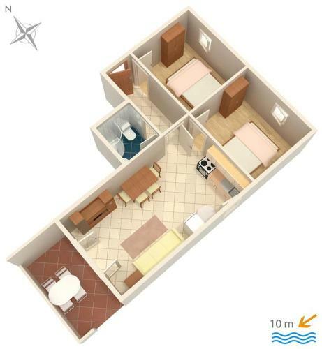 Apartments By The Sea Kustici (pag) - 4088