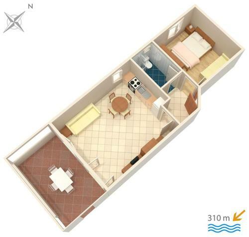 Apartments With A Parking Space Caska (pag) - 4089