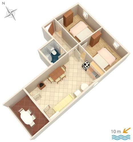 Apartment Kustici 4088c