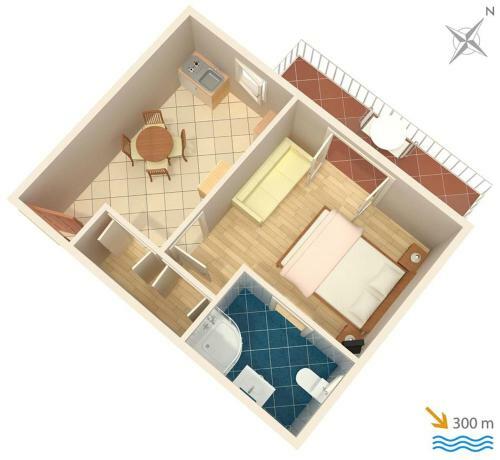 Hostal Apartments And Rooms With Parking Space Sumartin (brac) - 757