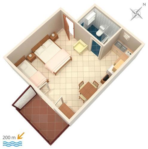 Apartamentos Studio Tribunj 4211a
