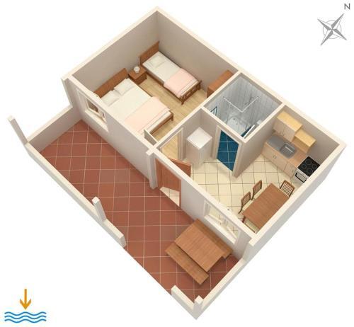 Apartment Vinisce 5946b