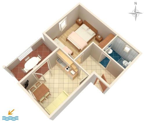Apartment Vrsi - Mulo 5951c