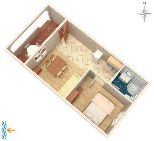 Apartment Vrsi - Mulo 5844d