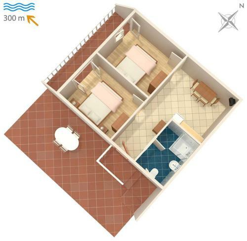 Apartment Povljana 6468a