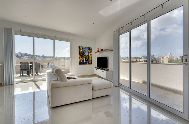 Apartamento Luxury 2 Bedroom Penthouse In St Julians