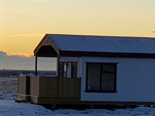 Hekla Cabin 3 Volcano And Glacier View