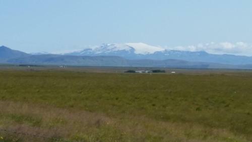 Hekla Cabin 2 Volcano And Glacier View