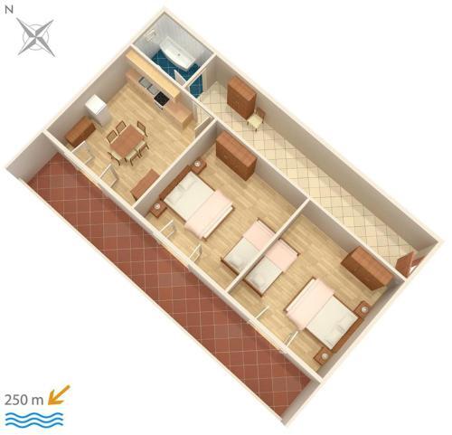Apartment Metajna 527c