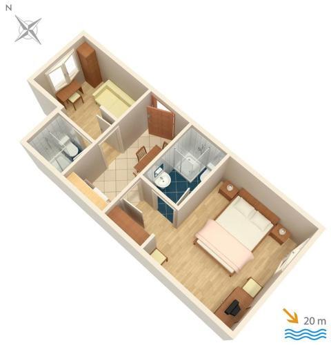 Apartment Podgora 2623b