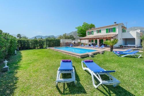 Pollenca Villa Sleeps 10 Pool Air Con Wifi