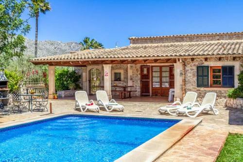 Pollenca Villa Sleeps 6 Pool Air Con Wifi