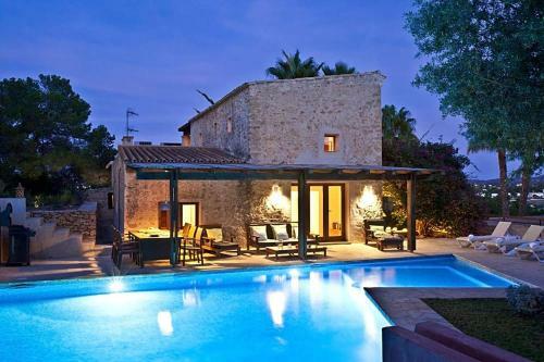 Port D'es Torrent Villa Sleeps 12 Pool Air Con Wifi