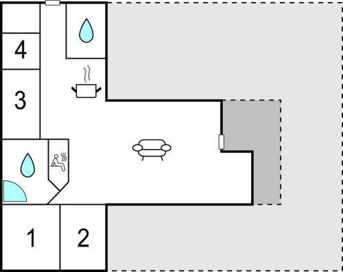 Four-bedroom Holiday Home In Vaggerlose