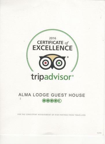 Bed & Breakfast Alma Lodge Guest House