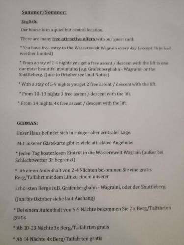 Apartamento Appartement Fritzenwallner