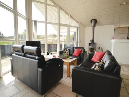 Holiday Home Henne With Fireplace 06