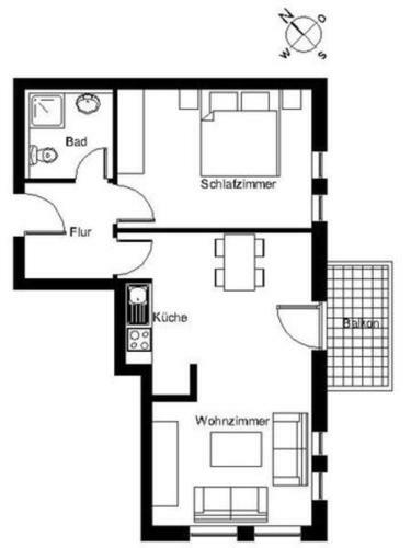 Apartamento Ferienwohnung 2 2 11 Inselstrand
