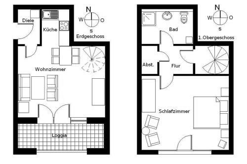 Apartamento Ferienwohnung 1 04 Inselstrand
