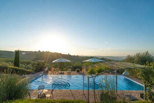 Montaione Villa Sleeps 10 Pool Wifi