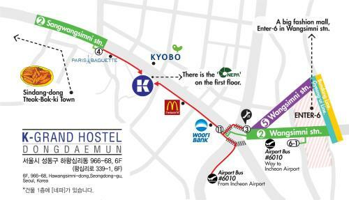 Hostal K-grand Hostel Dongdaemun