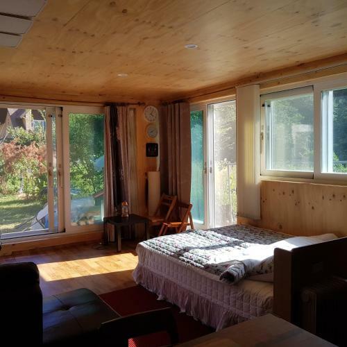Lodge Calmming In Forest