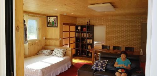 Lodge Calmming In Forest