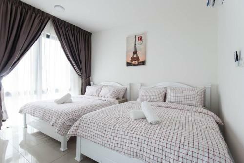 Hostal Three Queen Bed Studio@trefoil Setia Alam